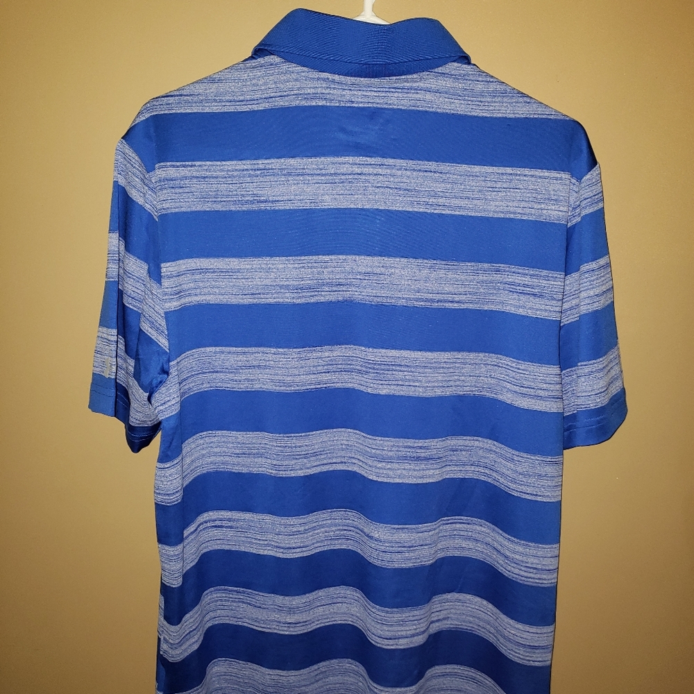 Under Armour Skyball Tonal Stripe Golf Polo - Picture 5 of 6